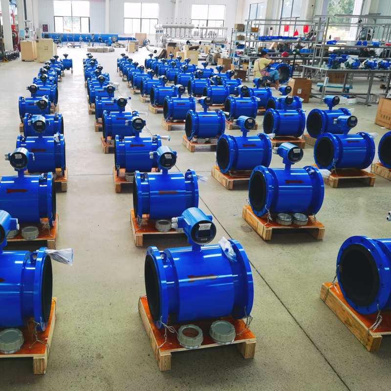 Son şirket davaları Alman müşteri için özel olarak tasarlanmış 158 adet elektromanyetik akış ölçerleri sevkiyat için hazır
