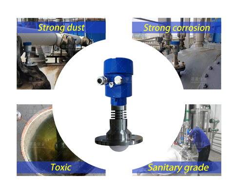 satın al Yüksek frekanslı radar Seviye Göndericisi Dalga radarı Katı Seviye Sensörü Yönlendirilmiş radar Sinyal Seviye Meter online manufacture