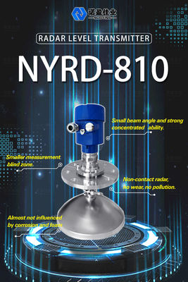 İyi bir fiyat. 26GHz NYRD-810 Yüksek Frekanslı Meter Dalga Radarı Katı Seviye Sensörü Yönlendirilmiş Radar Asit Seviye Ileticisi çevrimiçi