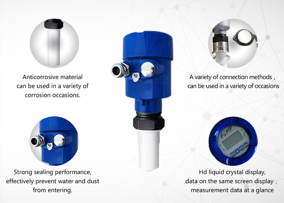 Good price 4-20mA NUOYING 26GHz NYRD805 Radar Seviyesi Sensörü Vericisi PTFE malzemesiyle çeşitli korozyon sıvısı için uygundur Anten çevrimiçi