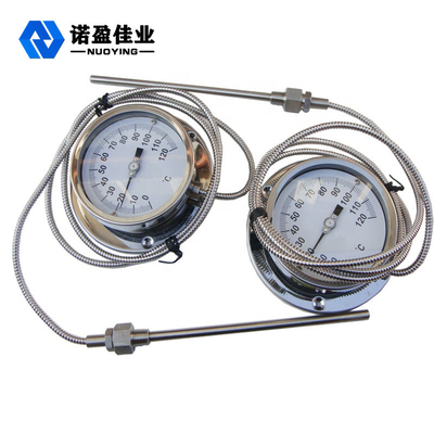 İyi bir fiyat. 60mm Dial Bimetal Sıcaklık Göstergesi 1.5 Doğruluk SS304 0-150 Derece çevrimiçi