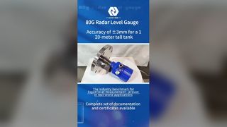 80GHz Radar Seviye Ölçer Yüksek Hassasiyetli Ölçüm